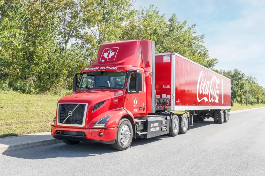 Coke Canada Bottling Expands Electric Fleet With Additional Volvo Trucks