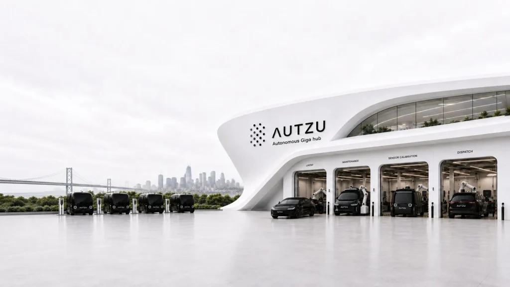 Autzu Shifts Toward Autonomous Operations With Planned Shared AV Hub in San Francisco