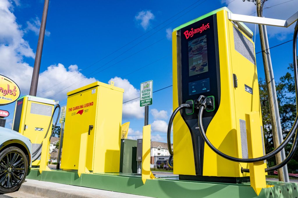 Bojangles Launches First EV Charging Station in Georgia With ‘Charge-and-Dine’ Concept