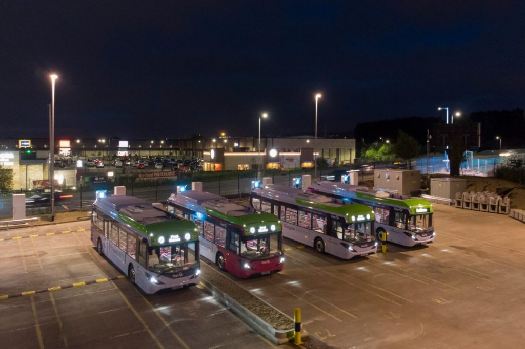 First Bus Launches Smart Charging Trial for Electric Buses in Scotland