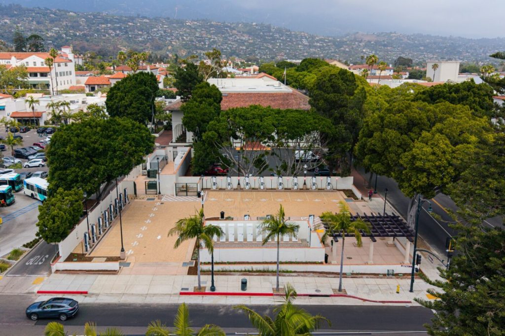 Electrify America Opens 20-Bay Charging Hub with 1.9 MW Battery Storage in Santa Barbara