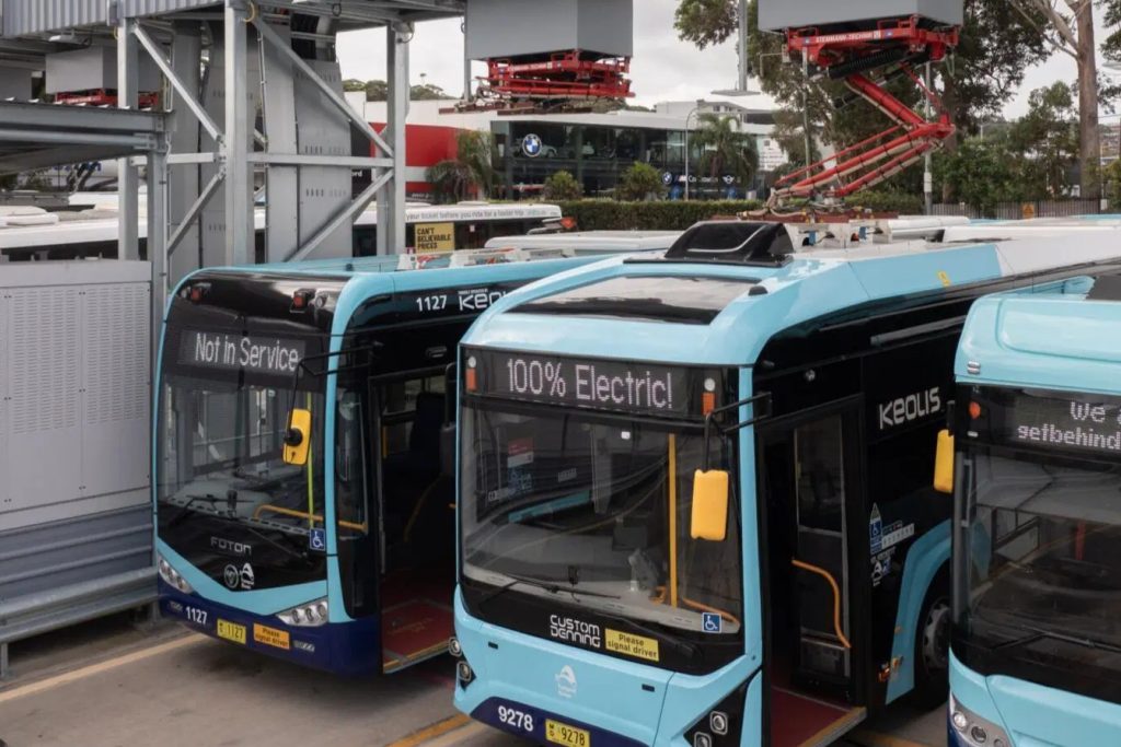 Brookvale Bus Depot Installs Australia’s First Pantograph Charging System for Electric Buses