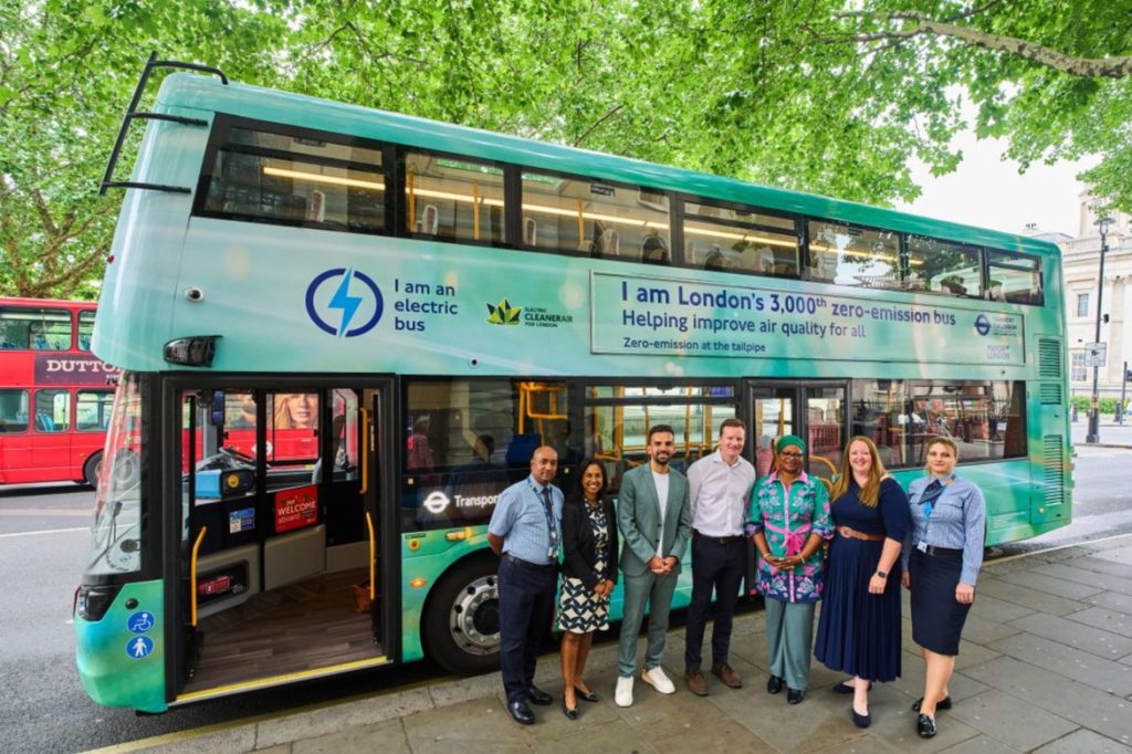 TfL Puts 3,000th Zero-Emission Bus Into Service as London Accelerates Fleet Electrification
