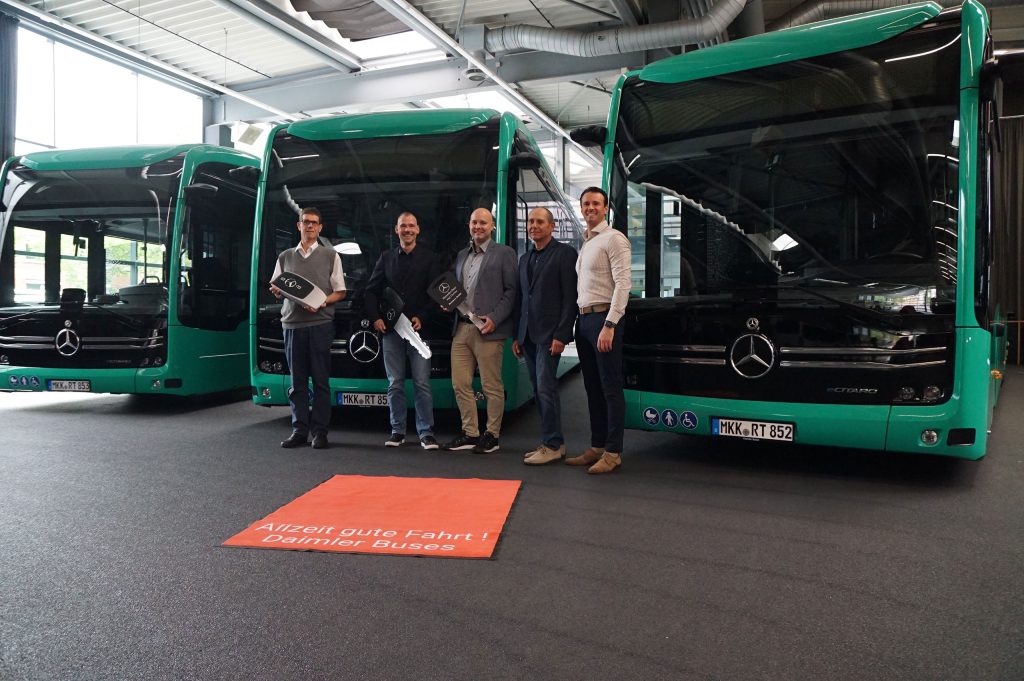Racktours Adds First Mercedes-Benz eCitaro Electric Buses to Fleet in Hessen