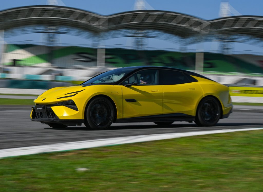 Lotus Emeya R+ Sets Electric Vehicle Lap Record at Sepang Circuit