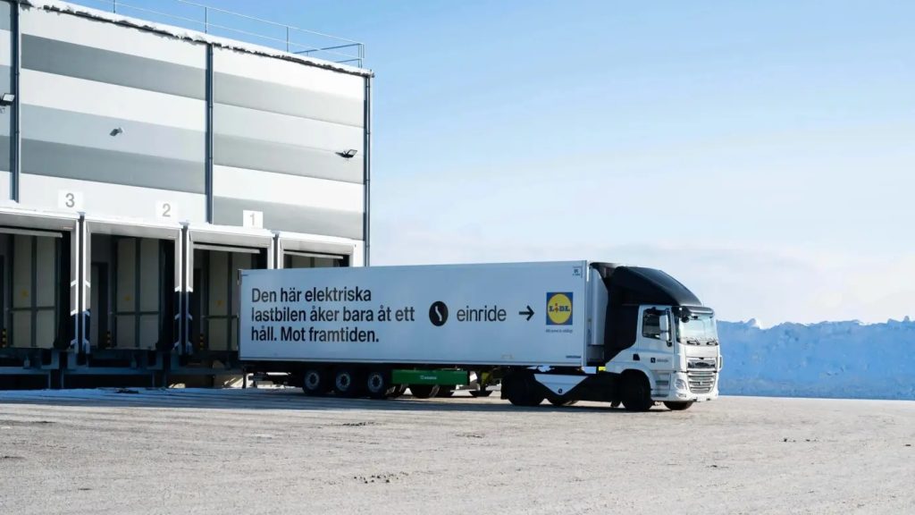 Einride Expands Electric Truck Operations for Lidl Across Sweden