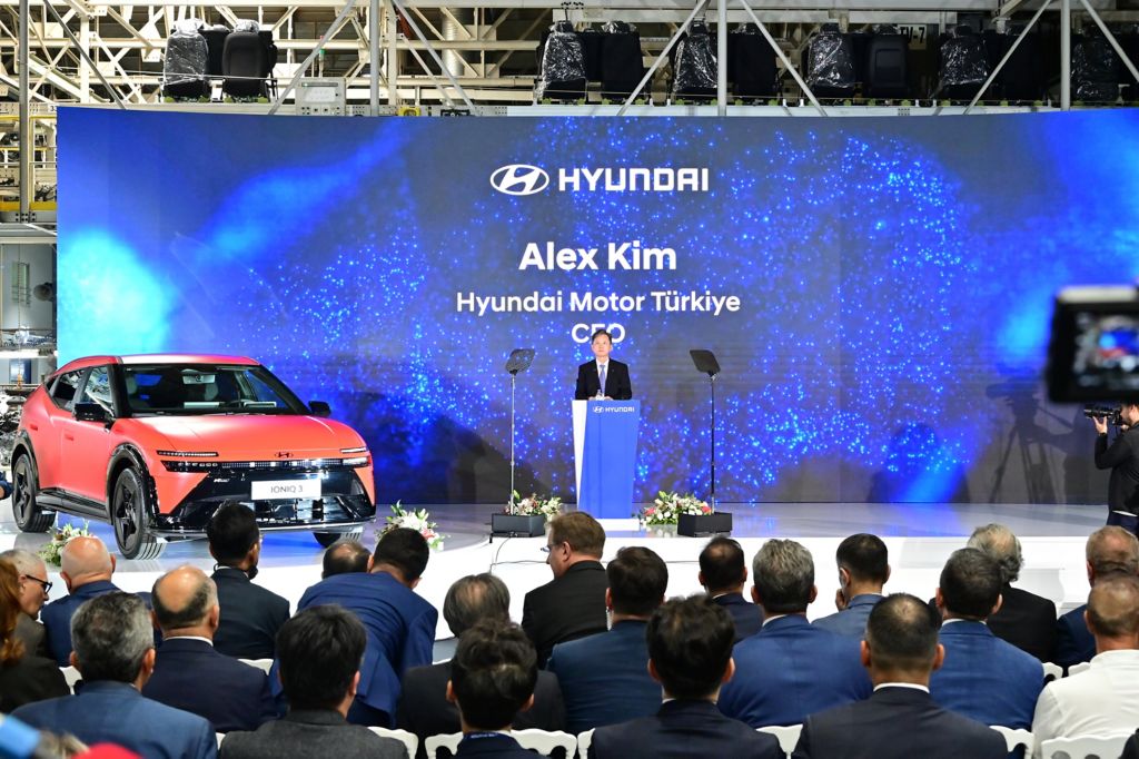 Hyundai Starts Ioniq 3 EV Production in Turkey After €250 Million Plant Upgrade