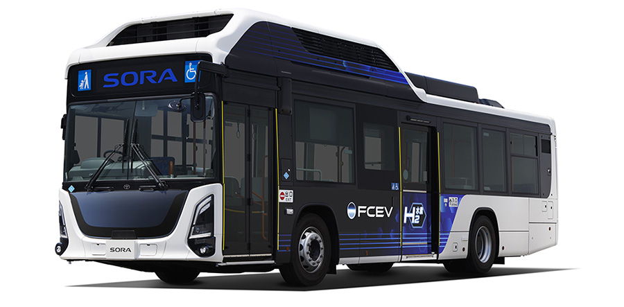 Toyota Launches New Hydrogen Fuel Cell Sora Route Bus