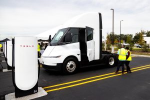 Pilot and Tesla Open First Megacharger Site for Electric Trucks in Georgia
