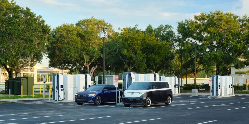 Electrify America Opens Its Largest Charging Station in Orlando With 24 Fast Chargers