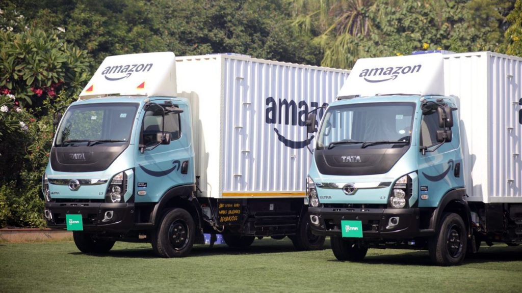 Amazon to Deploy 3,000 Tata Motors Electric Trucks Across India