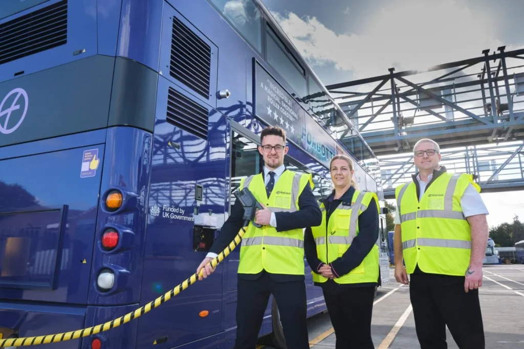First Bus Expands Norfolk Electric Fleet to 100 Vehicles With 14 New Double-Deckers