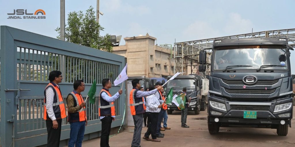 Jindal Stainless Deploys 10 Electric Heavy-Duty Trucks for Finished Goods Transport