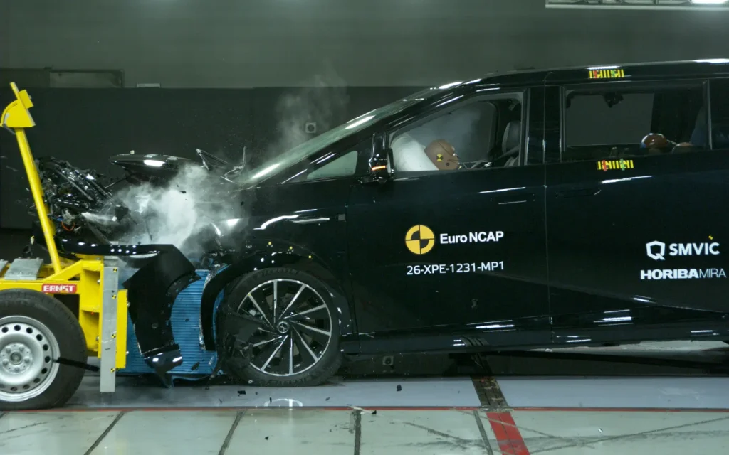 Xpeng X9 Receives Five-Star Euro NCAP Safety Rating